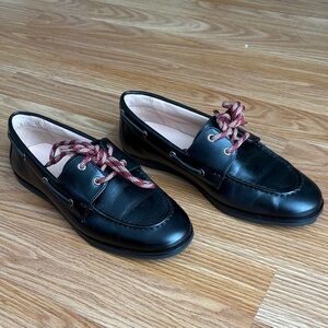 J.Crew boat shoes in leather
